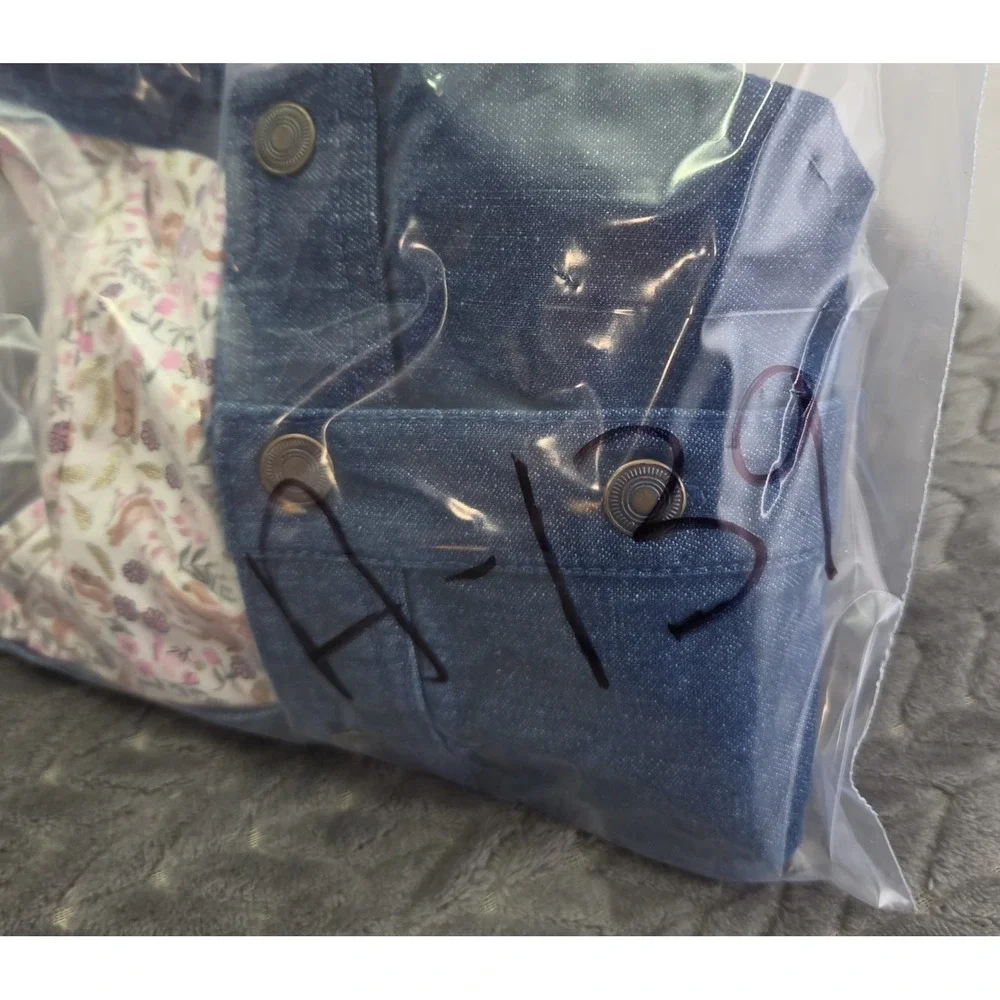 *NEW w/Tags Cynthia Rowley Dress Girls Size 4T Denim Dress Long Sleeve Shirt